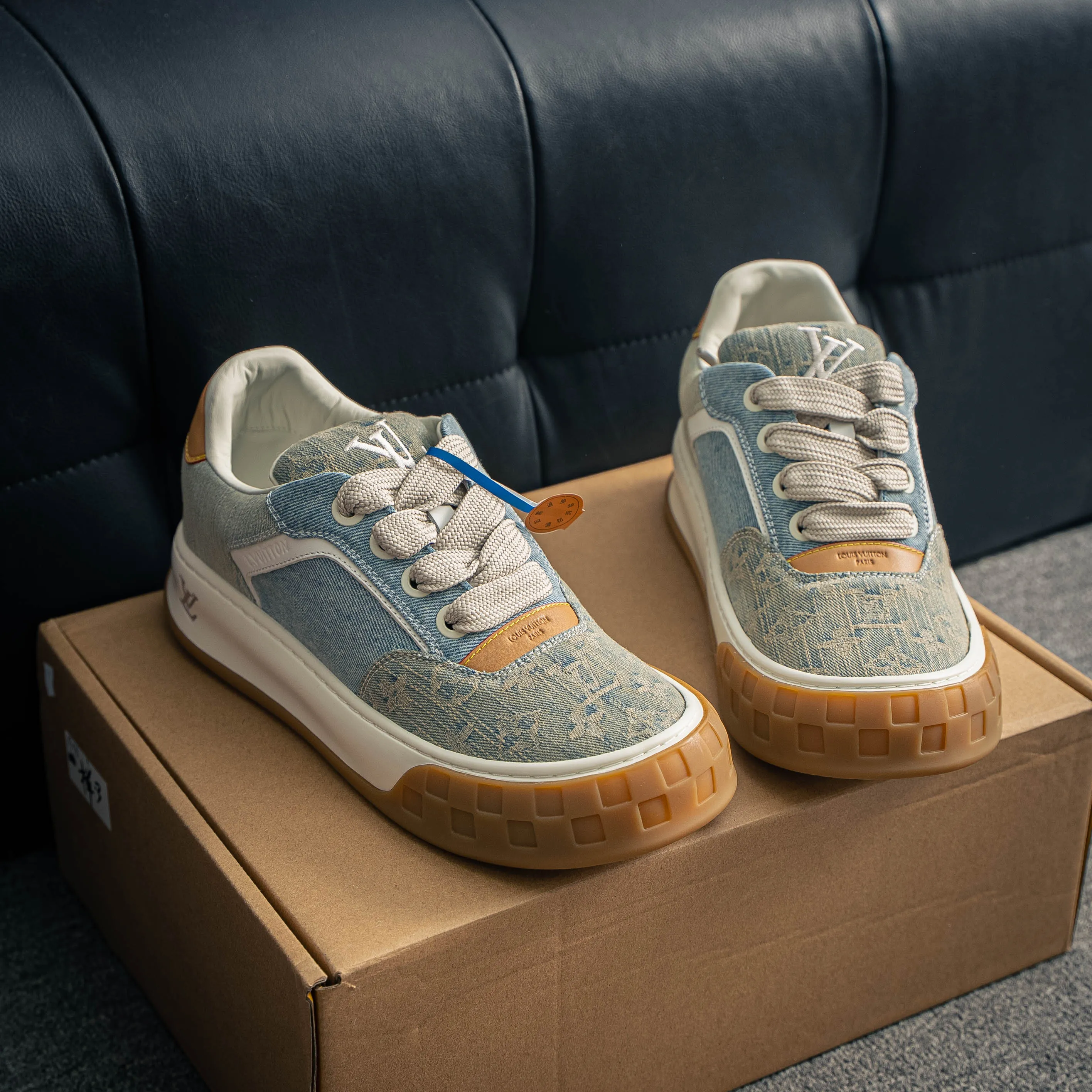LV tilted ， Shoes，Sneakers， Shoes，Skate Shoes~~ Sneakers， LV Shoes ， Cushioning TPU Vuitton ，